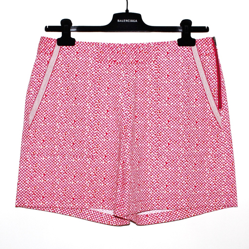 Cabi "Picnic" Pink Dot Print Shorts